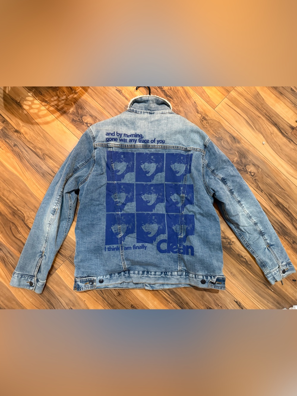 Taylor Swift 1989 ‘Clean’ Graphic Shearling Denim Jacket